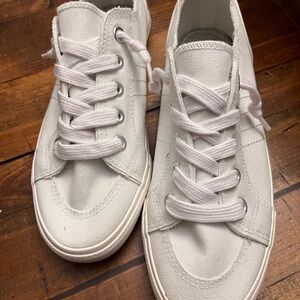 Classic White Canvas Sneakers